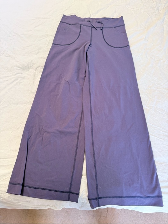lululemon athletica Pants - lululemon athletica Wide Leg Pants in Deep Purple